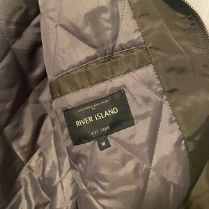 Green bomber jacket